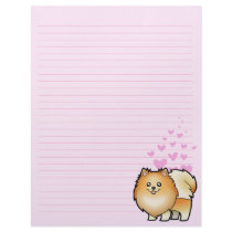 Pomeranian Love Customized Letterhead
