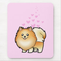Pomeranian Love Mouse Pad