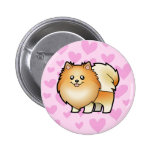 Pomeranian Love Pinback Button