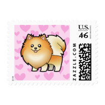 Pomeranian Love Stamp