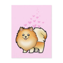 Pomeranian Love Post Card