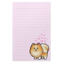 Pomeranian Love Custom Stationery