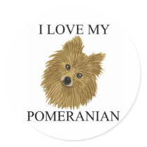 POMERANIAN Love! stickers