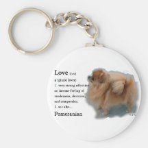Pomeranian Lovers Gifts Keychains