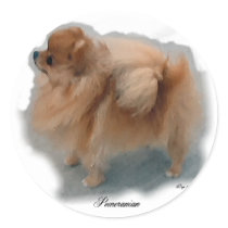 Pomeranian Lovers Gifts stickers by DogsByDezign Pomeranian Lovers Gifts stickers
