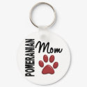 Pomeranian Mom 2 keychains