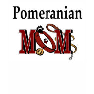 Pomeranian Mom Apparel shirt
