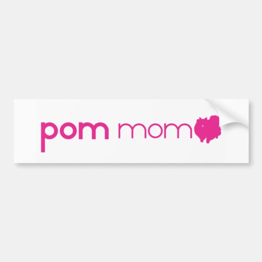 Pomeranian Mom Bumper Sticker