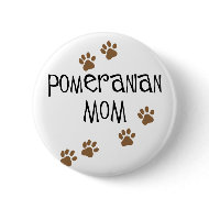 Pomeranian Mom button