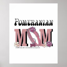 Pomeranian MOM Posters