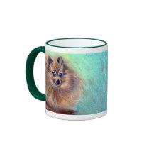 Pomeranian Pastel Mug mugs