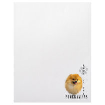 Pomeranian Paws Up Letterhead