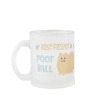 Pomeranian Poof Ball mugs