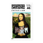 Pomeranian Puppies - Mona Lisa postage