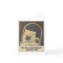 Pomeranian Puppy Basketcase Notecard