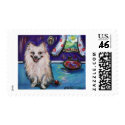 Pomeranian Smile stamp