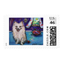 Pomeranian Smile postage