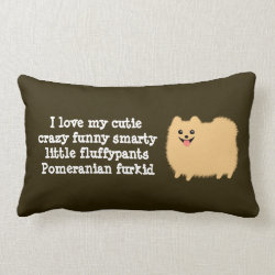 Pomeranian with Custom Text -