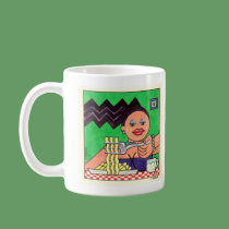 PoMo Girl Mug mugs