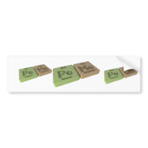 Pomo-Po-Mo-Polonium-Molybdenum Bumper Stickers