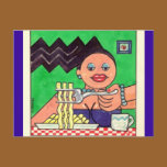 PoMoGirl Dining Postcard