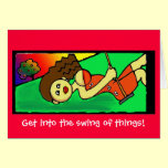 PoMoGirlSwinging! cards