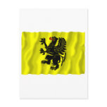 Pomorskie - Pomerania waving flag Post Cards