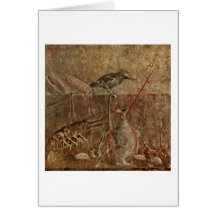 Pompeian Fresco By Pompeian Painter Greeting Cards