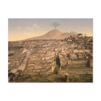Pompeii and Mount Vesivius, Campania, Italy Post Cards