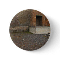 Pompeii- Base of a Column..Relic of Antiquity buttons