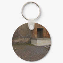 Pompeii- Base of a Column..Relic of Antiquity keychains by gothicarts Pompeii- Base of a Column..Relic of Antiquity keychains