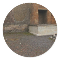 Pompeii- Base of a Column..Relic of Antiquity stickers