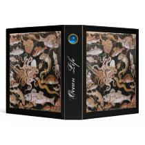 POMPEII COLLECTION / OCEAN - SEA LIFE SCENE VINYL BINDERS