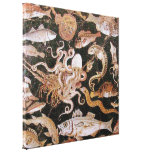 POMPEII COLLECTION / OCEAN - SEA LIFE SCENE STRETCHED CANVAS PRINT