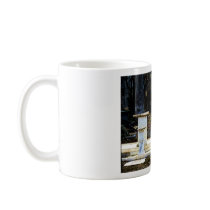 Pompeii - Courtyard with white marble fountains mugs