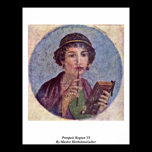 Pompeii Region Vi By Master Herkulaneischer Poster