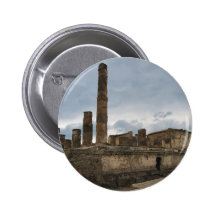 Pompeii - The remaining columns of ancient temple Button