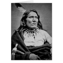 Ponca Chief  Yankton Dakota Territory Card