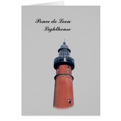 Ponce de Loen Lighthouse Greeting Cards by roimim