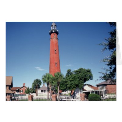 Ponce de Loen Lighthouse Greeting Cards by roimim