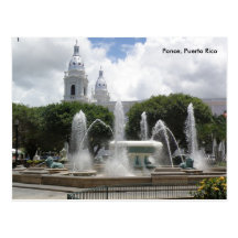 ponceplaza (3), Ponce, Puerto Rico Post Card