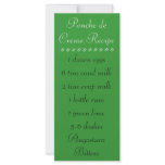 Ponche de Creme Recipe Custom Rack Card