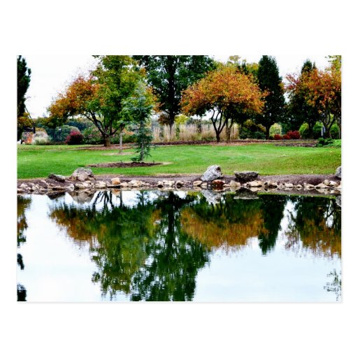 Pond at Shawnee Lake, Topeka KS Postcard Zazzle