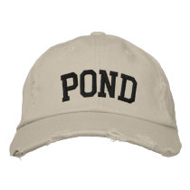 Pond Embroidered Hat embroidered hats by cityshirts Pond Embroidered Hat embroidered hats