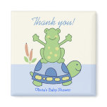 Pond Friends Frog & Turtle Customized Favor Magnet