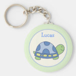 Pond Friends Turtle Favor or Name Tag KEYCHAIN