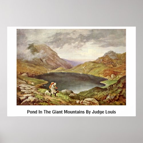 Pond In The Giant Mountains By Judge Louis Print