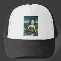 Pond mermaid and Lily the frog hats by tanyabond Pond mermaid and Lily the frog hats