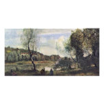 Pond Of Ville D'Avray By Corot Jean-Baptiste-Camil Picture Card