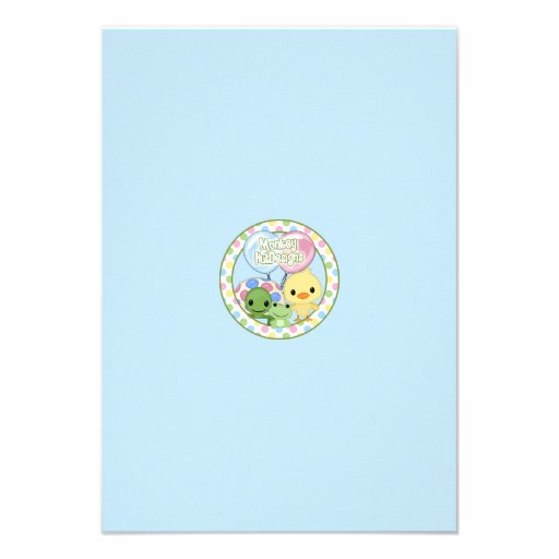 Pond Pals Duck Thank You Note 3.5"x5" (FLAT) Personalized Invitations